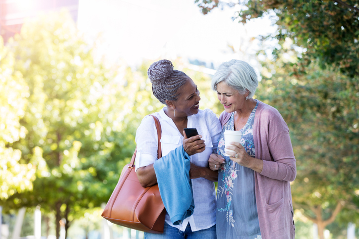 ladies chatting