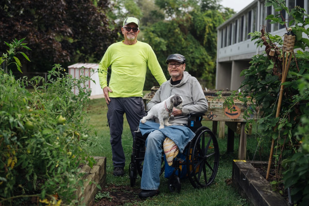 Volunteer Paul DeLisle at Marian Place